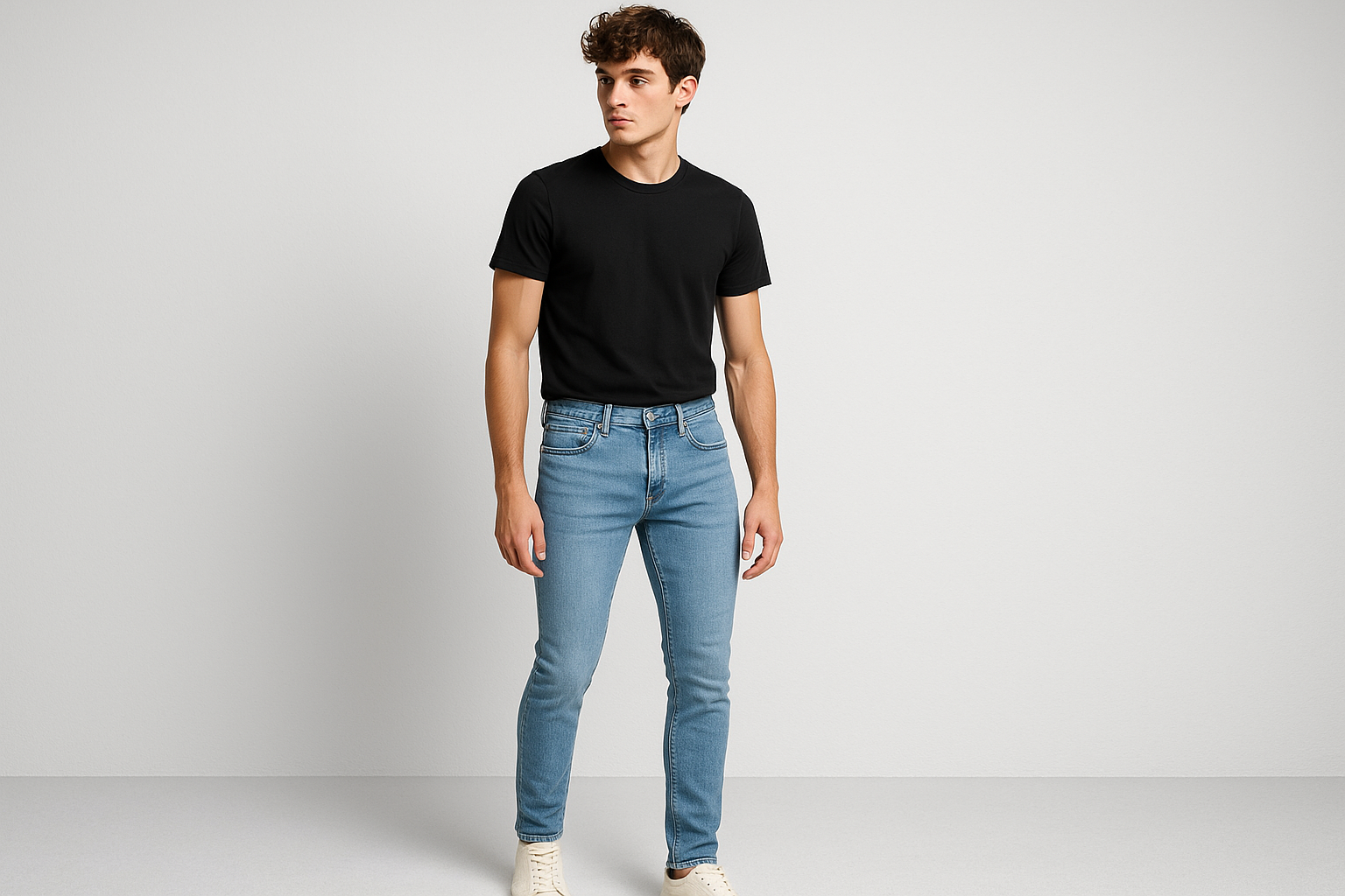 Jeans Skinny Fit Azzurro - Stile Moderno